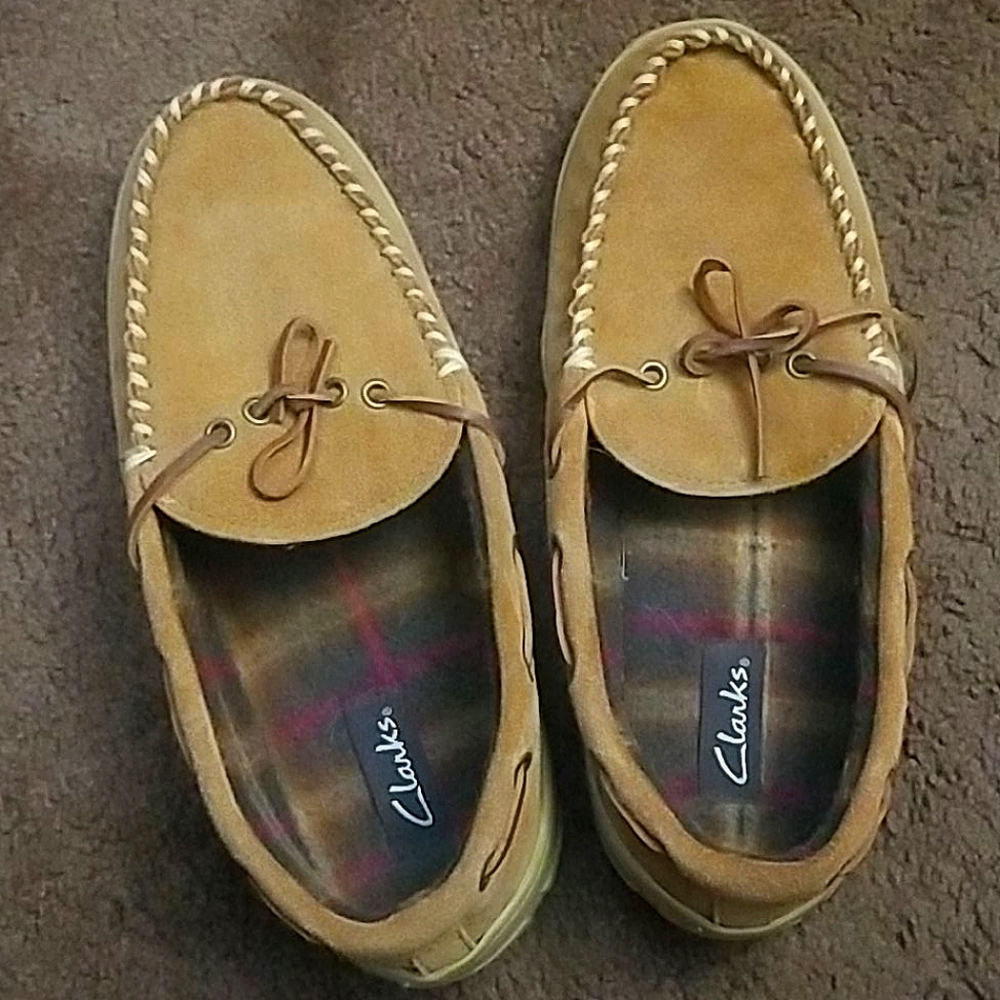 Men's Clarks Moccasin Sherpa-Lined Slipper